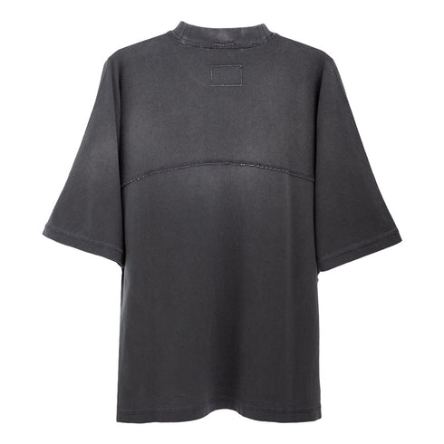 Represent Stepped Hem T-Shirt Stained Black MLM4206-227 Degli Uberti